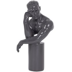 Статуэтка Мыслитель Серый