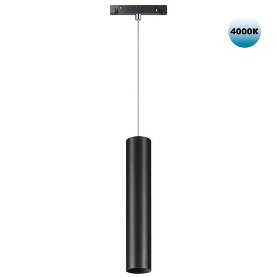 358426 SHINO NT20 157 черн Трековый светильник для низков. шинопровода IP20 LED 4000K 12W 48V FLUM