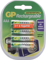 Аккумулятор GP 100AAAHC3-4 (1.2V, 950mAh) NiMh, Size "AAA"