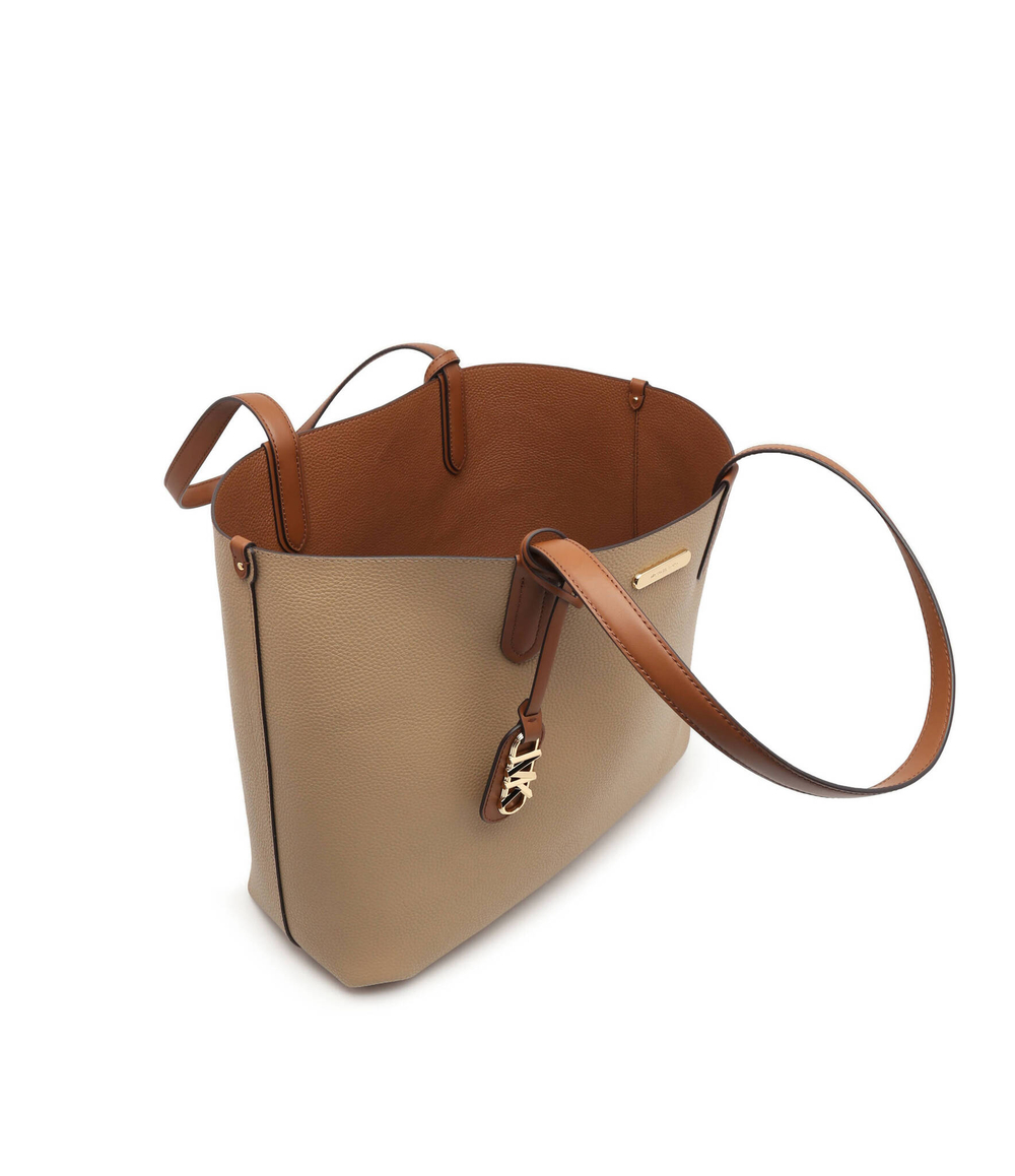 Кожаный шопер двухсторонний + поясная сумка Eliza Michael Kors - коричневый(30F3GZAT4T)