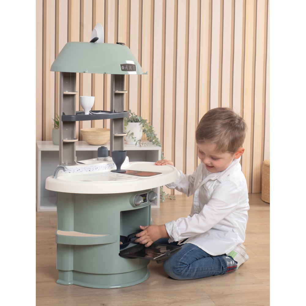 Детская кухня Smoby Nova 312701 с электроникой и 13 аксессуарами для сюжетной игры от 18 месяцев — фото 6