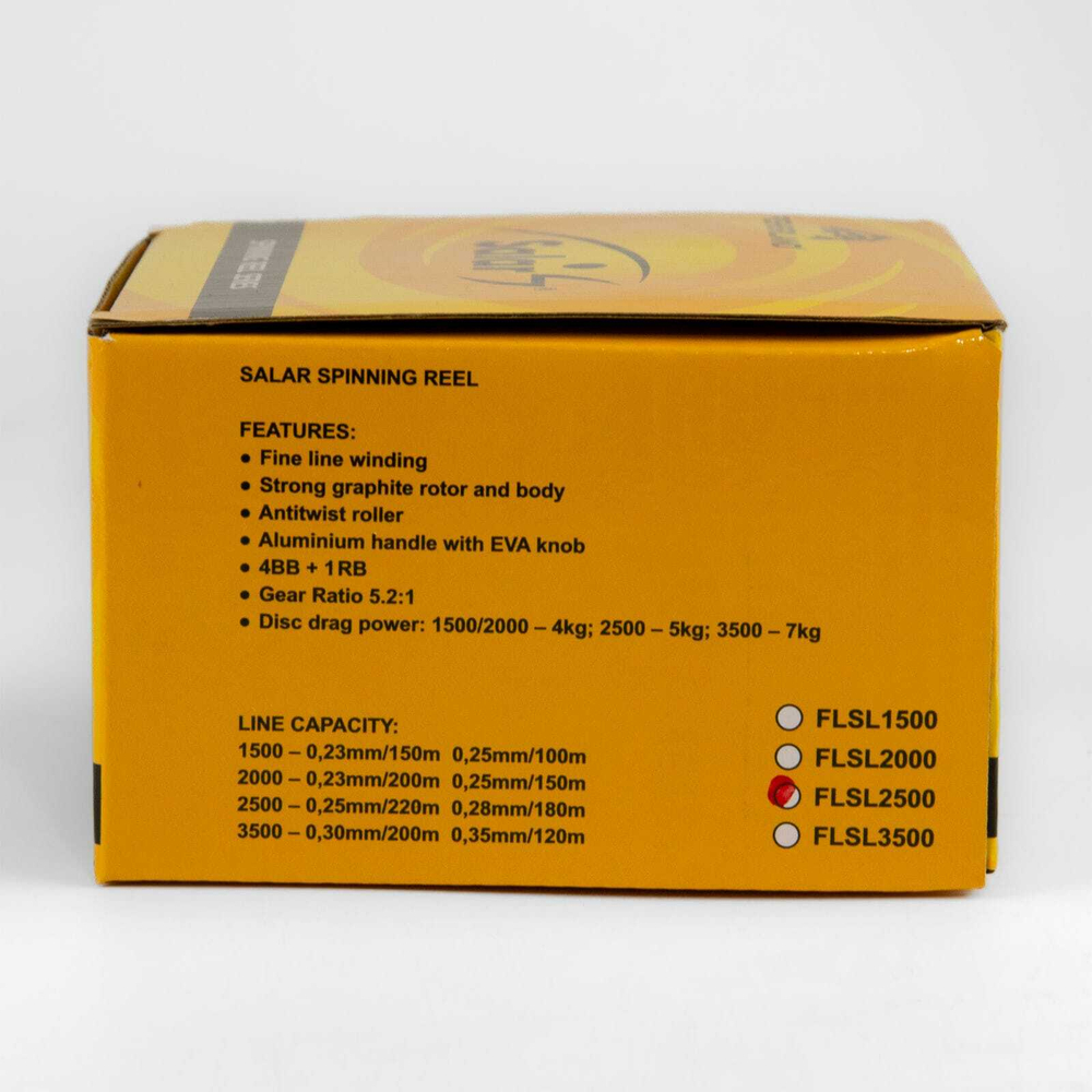 Катушка безынерционная FisherLand Salar 2500 (2500, 4+1BB, мет. шпуля)