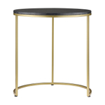 Набор из 2-х кофейных столиков Bergenson Bjorn Hans, 40 см и 50 см, черный мрамор