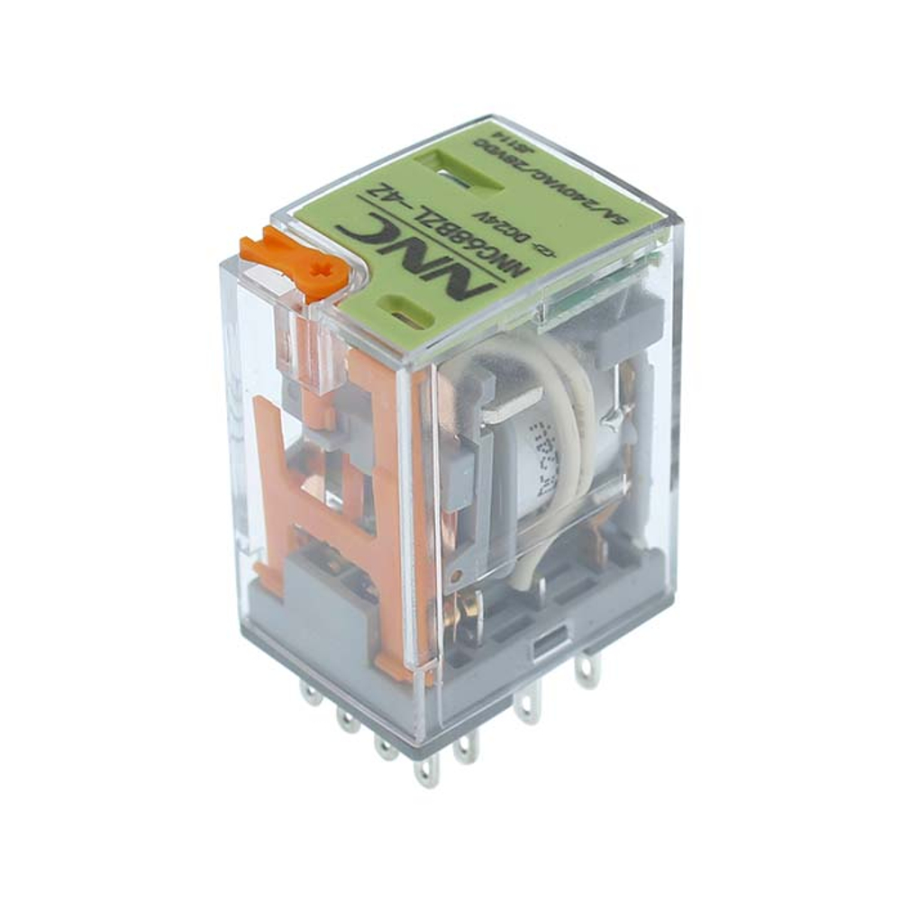 Электромагнитные реле 4 контакта, 24VDC, 5A (20 шт.)