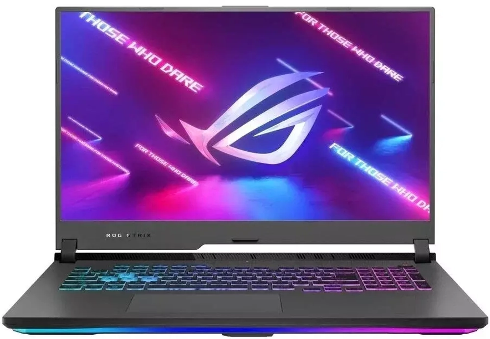 ASUS ROG Strix G17 G713 (G713RM-KH096) 17.3"/FHD/144Hz/IPS/R7-6800H/16Gb /1Tb/RTX 3060 6GB/Kbd ENG-RUS /90WHrs/Eclipse Gray/NO OS