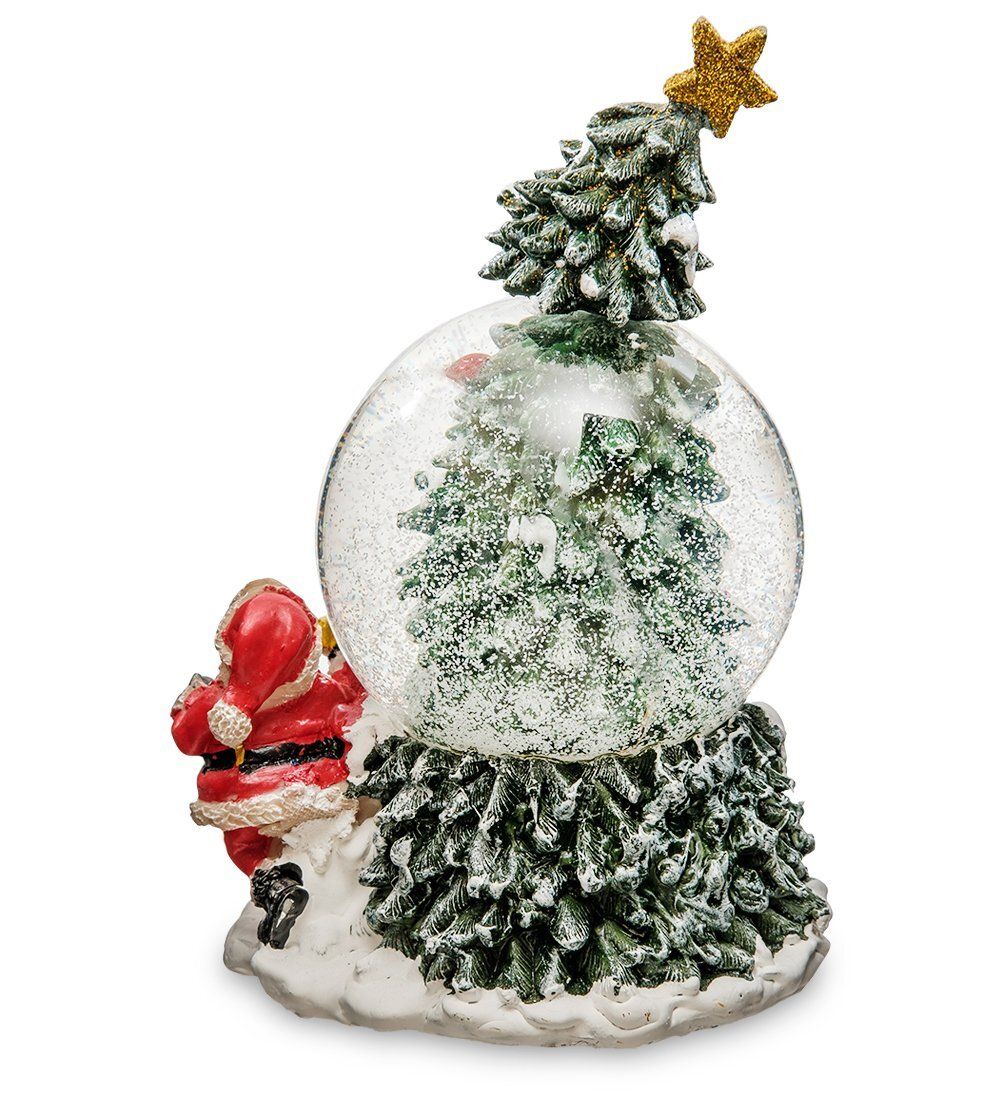 PM-49 Шар со снегом муз. с подсветкой «Новогоднее Чудо»