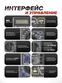 Мультиметр цифровой и отвертка