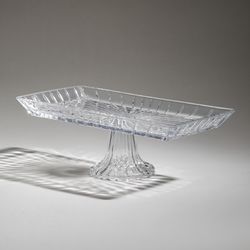 БЛЮДО НА НОЖКЕ ПРЯМОУГОЛЬНОЕ 33Х16Х12 СМ