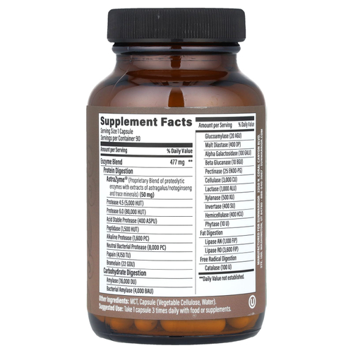 Sunwarrior, Digestive Enzymes, Enzorb, 90 веганских капсул