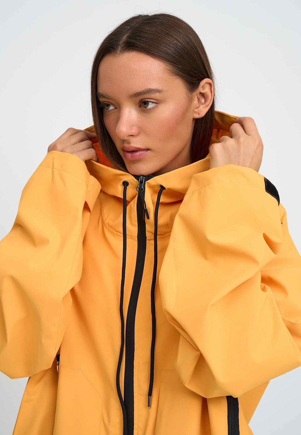 Плащ Kefirmaykifer Оверсайз желтый