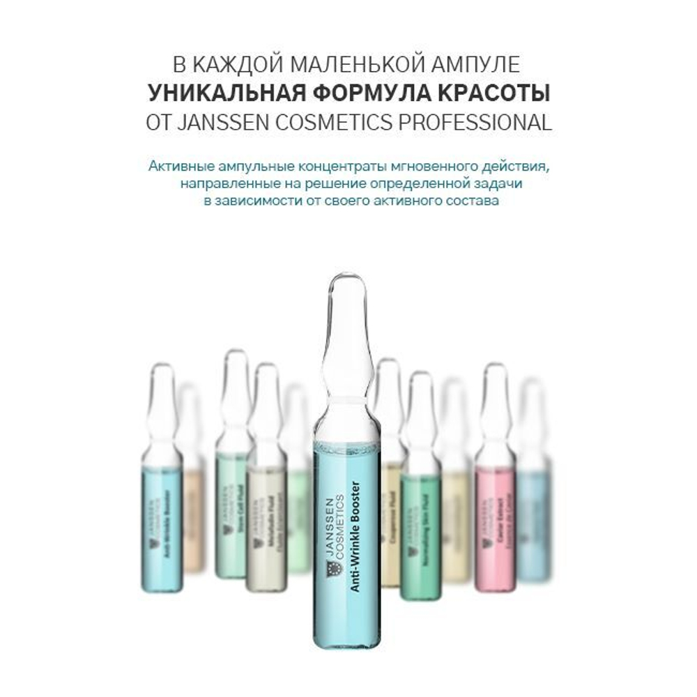 JANSSEN COSMETICS Реструктурирующая сыворотка в ампулах с лифтинг-эффектом | Anti-Wrinkle Booster 3х2 ml