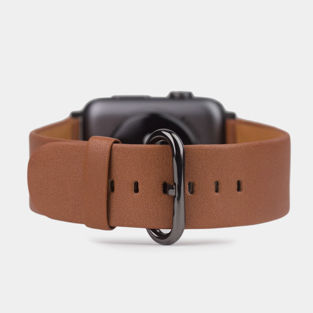 Ремешок для Apple Watch 40/41mm Classic из кожи теленка коричневого цвета