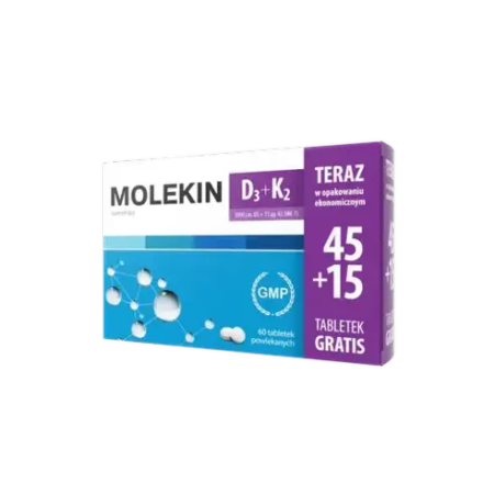 Молекин D3 + K2 - 60 таблеток