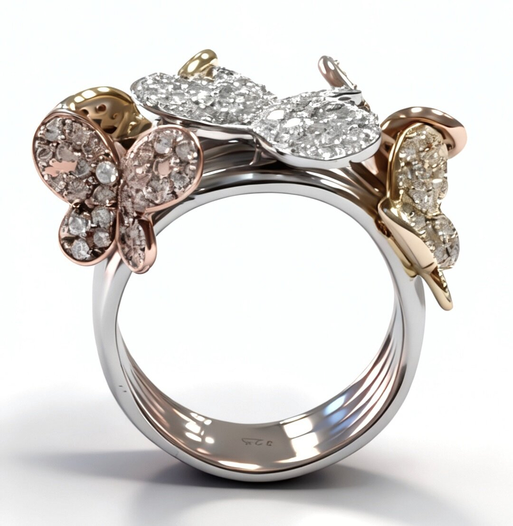 Ювелирное кольцо из серебра 925 пробы,вставка фианиты.Размер 16.5