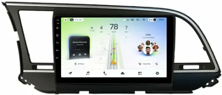 Магнитола для Hyundai Elantra 6 2016-2018 (без штатной КЗВ, рамка тип 1) - Teyes CC4L монитор 9" IPS на Android 14, Snapdragon 662, CarPlay, 4G SIM-слот