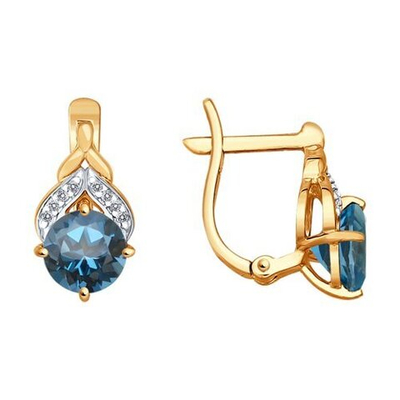 Серьги Au 585 (723939)