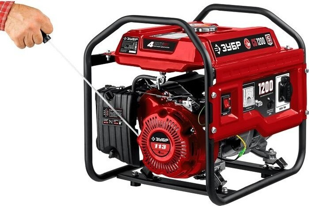 Генератор бензиновый ЗУБР СБ-1200