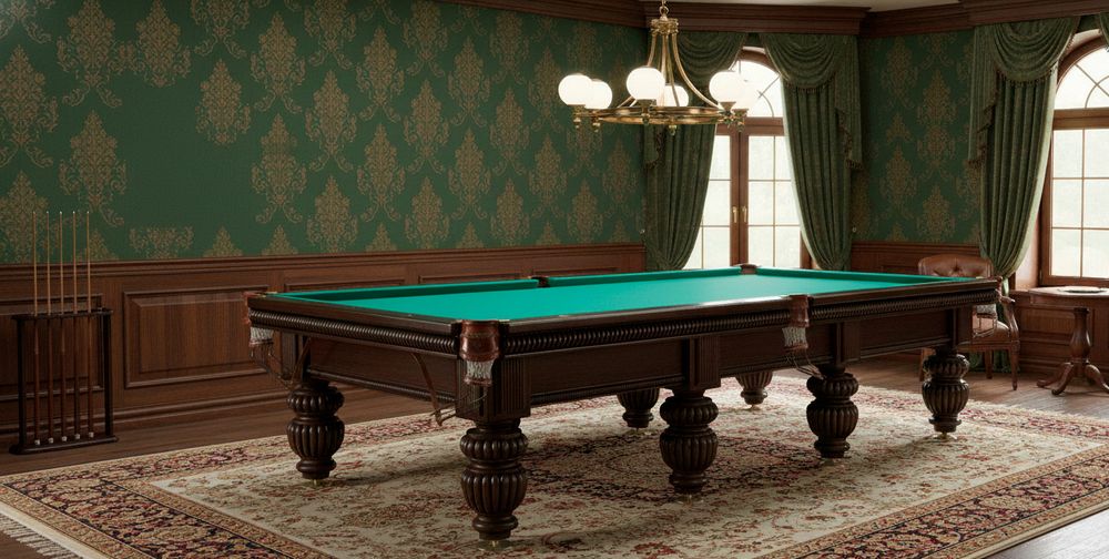 Стол / пирамида &quot;Tower&quot; 12 ф, борта ясень (черный орех)