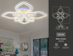 Ambrella Потолочный светодиодный светильник с пультом Original FA8844