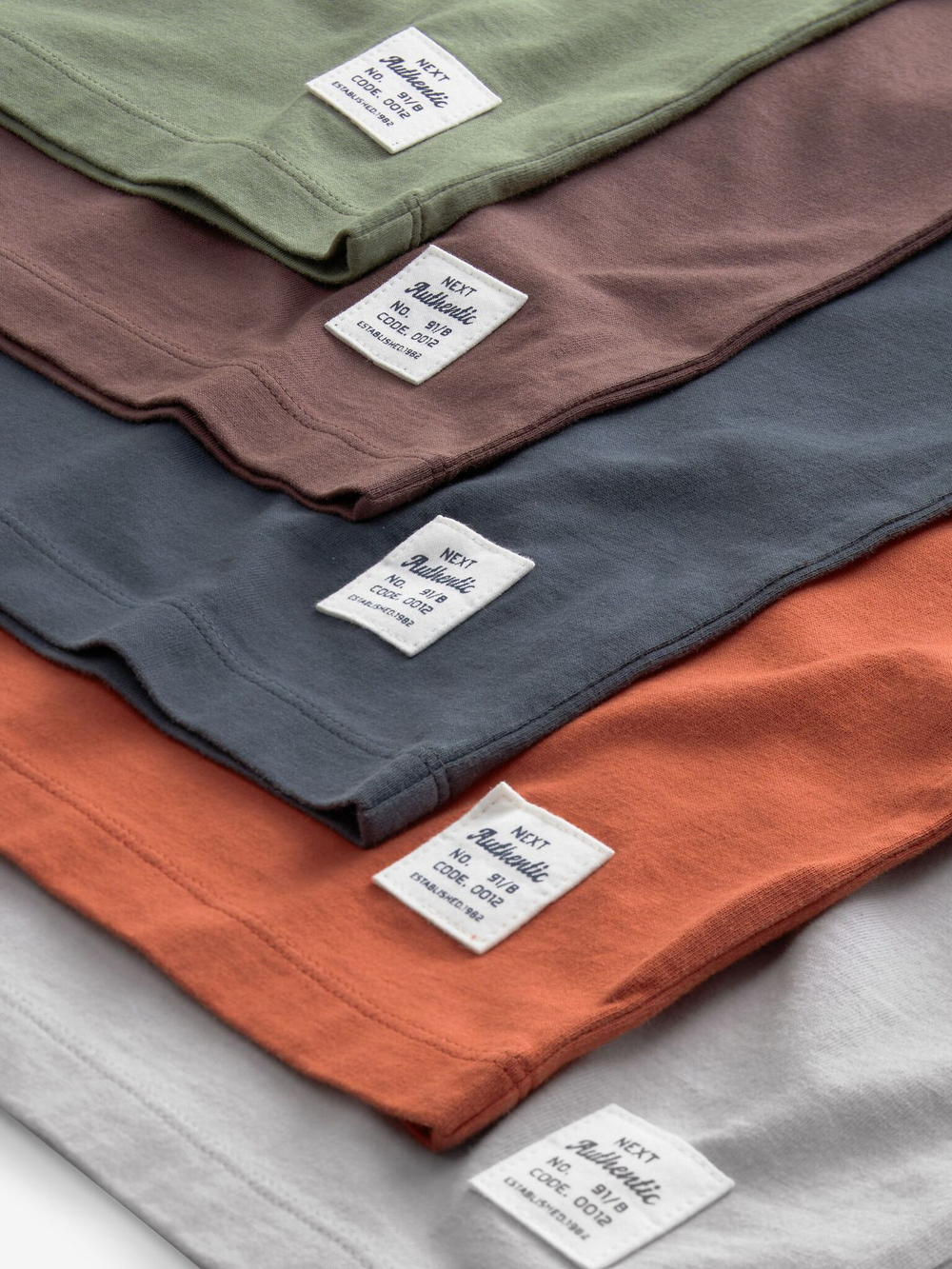 Лонгслив для мальчика Next N96-322, 5 шт., Серый, Хаки, Коричневый