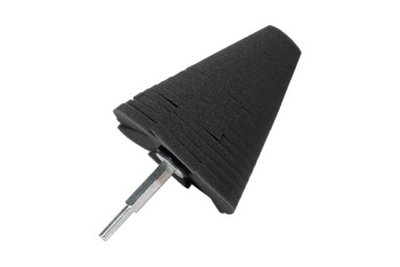 A302 100 мм Конусный ультрамягкий полировальник (черный)