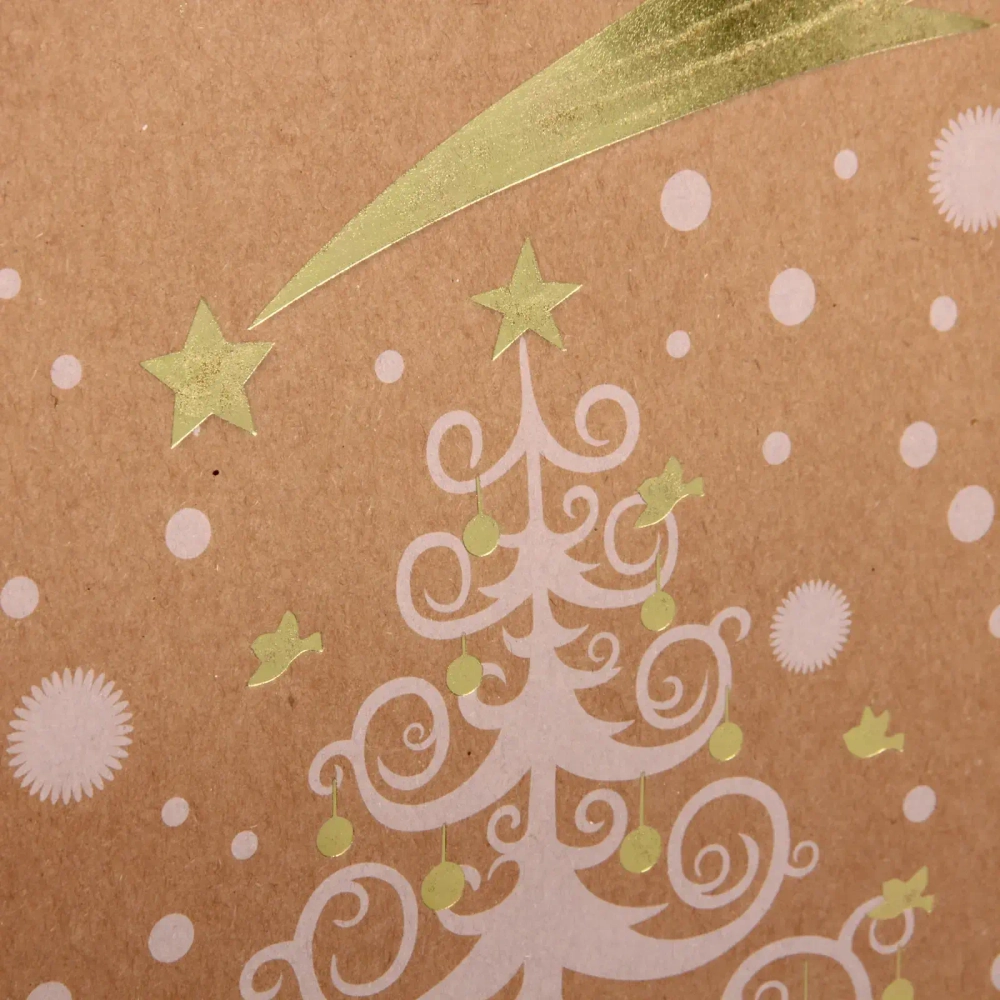 Пакет подарочный «Новогодний мир» 26*32*10 см, микс