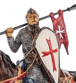 Veronese WS-818 Статуэтка «Конный рыцарь крестоносец»