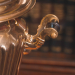 Антикварный тульский самовар в форме рюмки