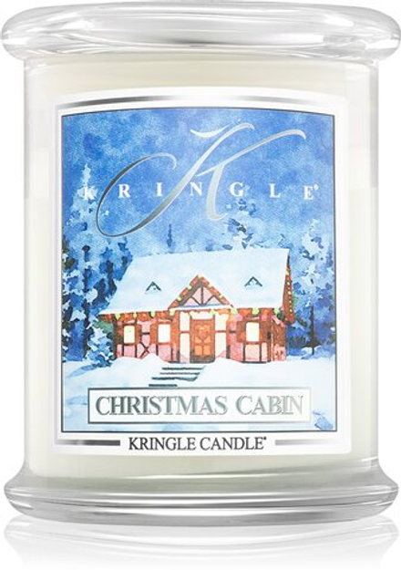 Kringle Candle Christmas Cabin - ароматическая свеча /   411  g  / GTIN 846853078199