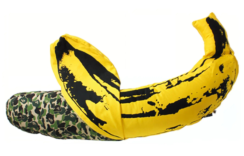A Bathing Ape Bathing Ape Abc Camo Banana Cushion Camouflage Banana