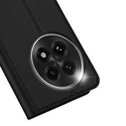 Чехол книжка из PU кожи черного цвета от Dux Ducis для смартфона OnePlus 13, серия Skin Pro Series Case