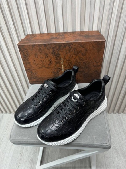 Кроссовки Stefano Ricci из кожи крокодила