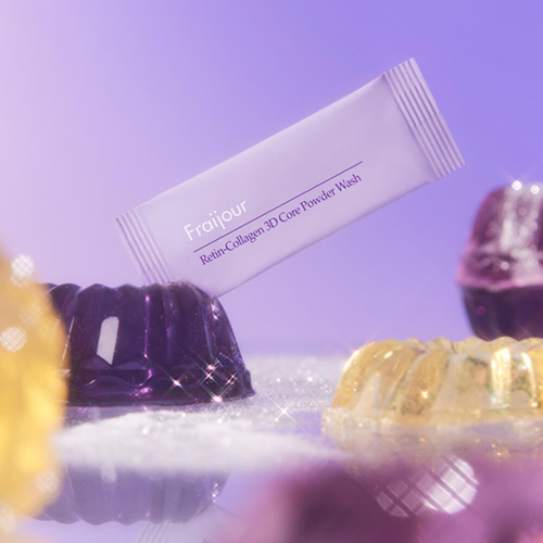 Мягкая энзимная пудра с коллагеном и ретинолом Fraijour Retin-Collagen 3D Core Powder Wash