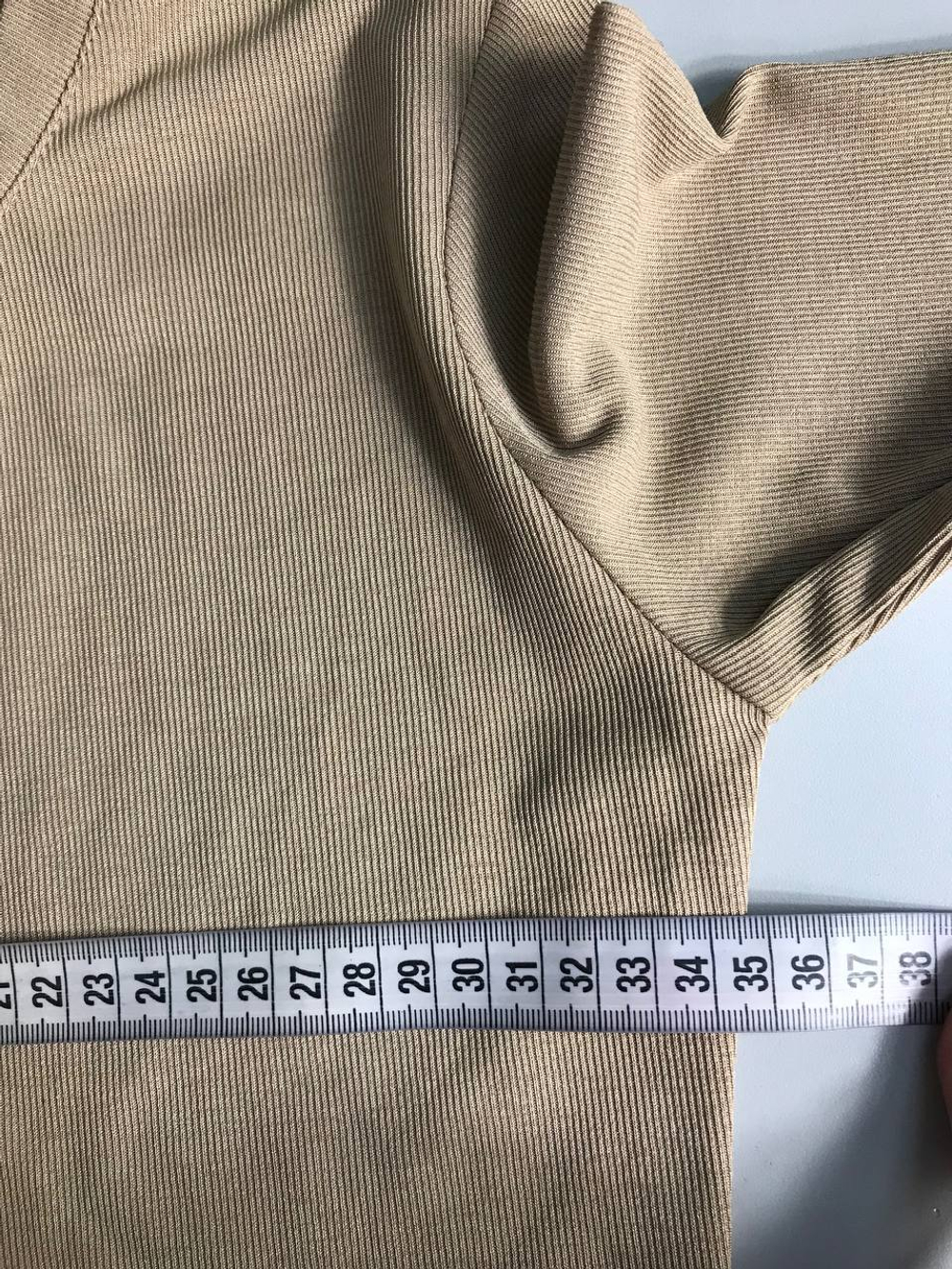 Топ A-STUDIO короткий, в рубчик, повседневный 44 размер