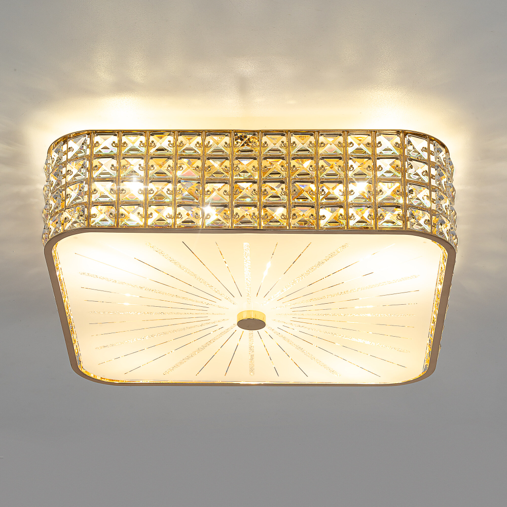 Citilux Портал CL324262 Люстра хрустальная Золото