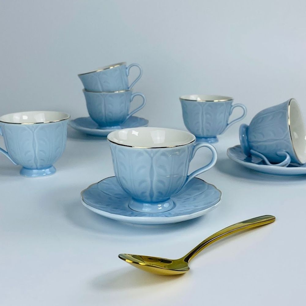 Lenardi 181-231 Кофейный набор 12пр. 95 мл в под.уп.(х12)Фарфор