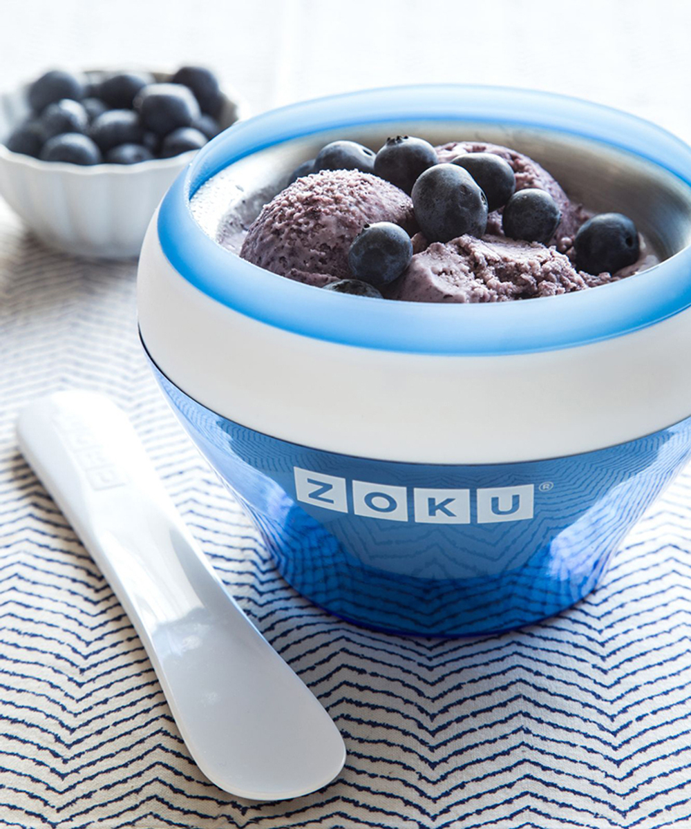 Мороженица ice cream maker синяя