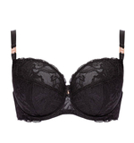 Черный бюстгальтер Sublime с чашками +size на тонком поролоне (Размер: 75J) (Цвет: черный)