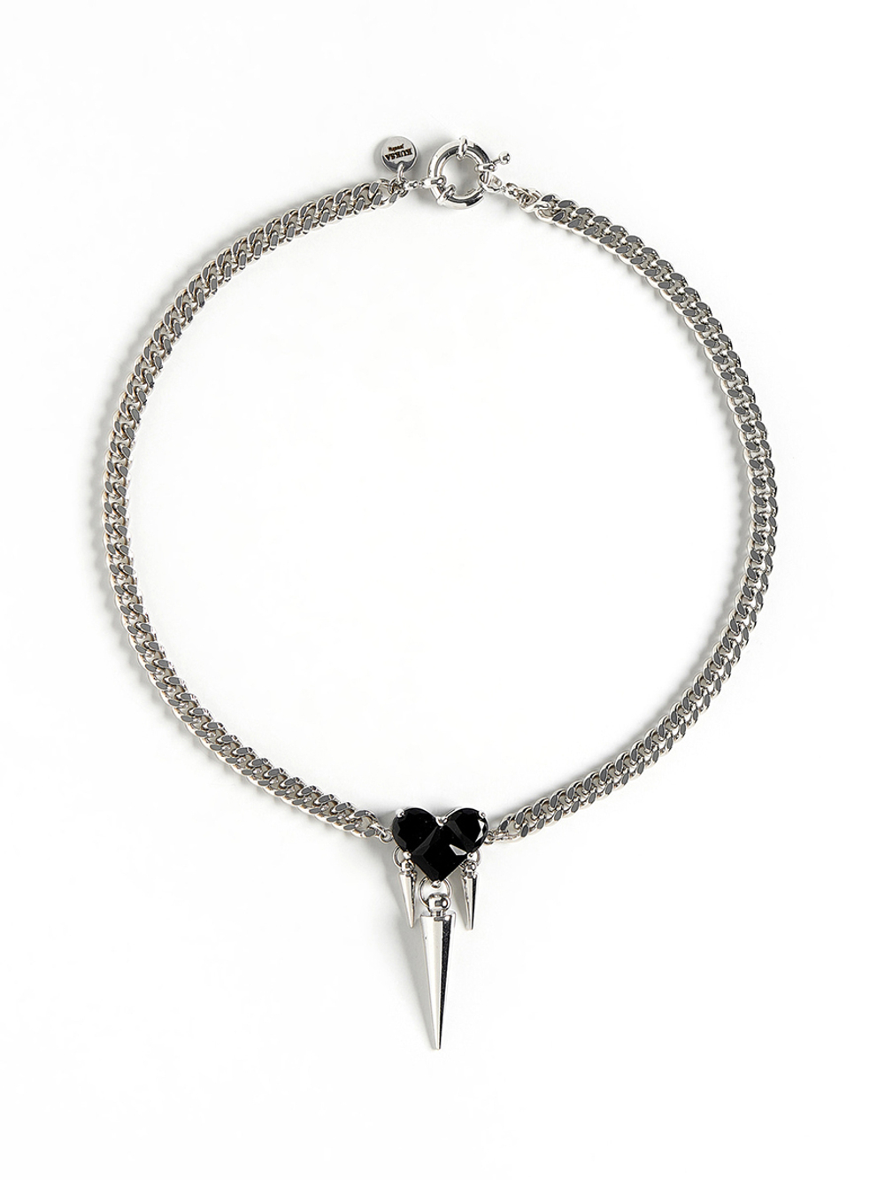 Колье "Black Soul Trio" Silver