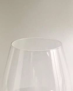 ZARA HOME ЛЕГКИЙ БОКАЛ ИЗ ХРУСТАЛЬНОГО СТЕКЛА, ПРОЗРАЧНЫЙ