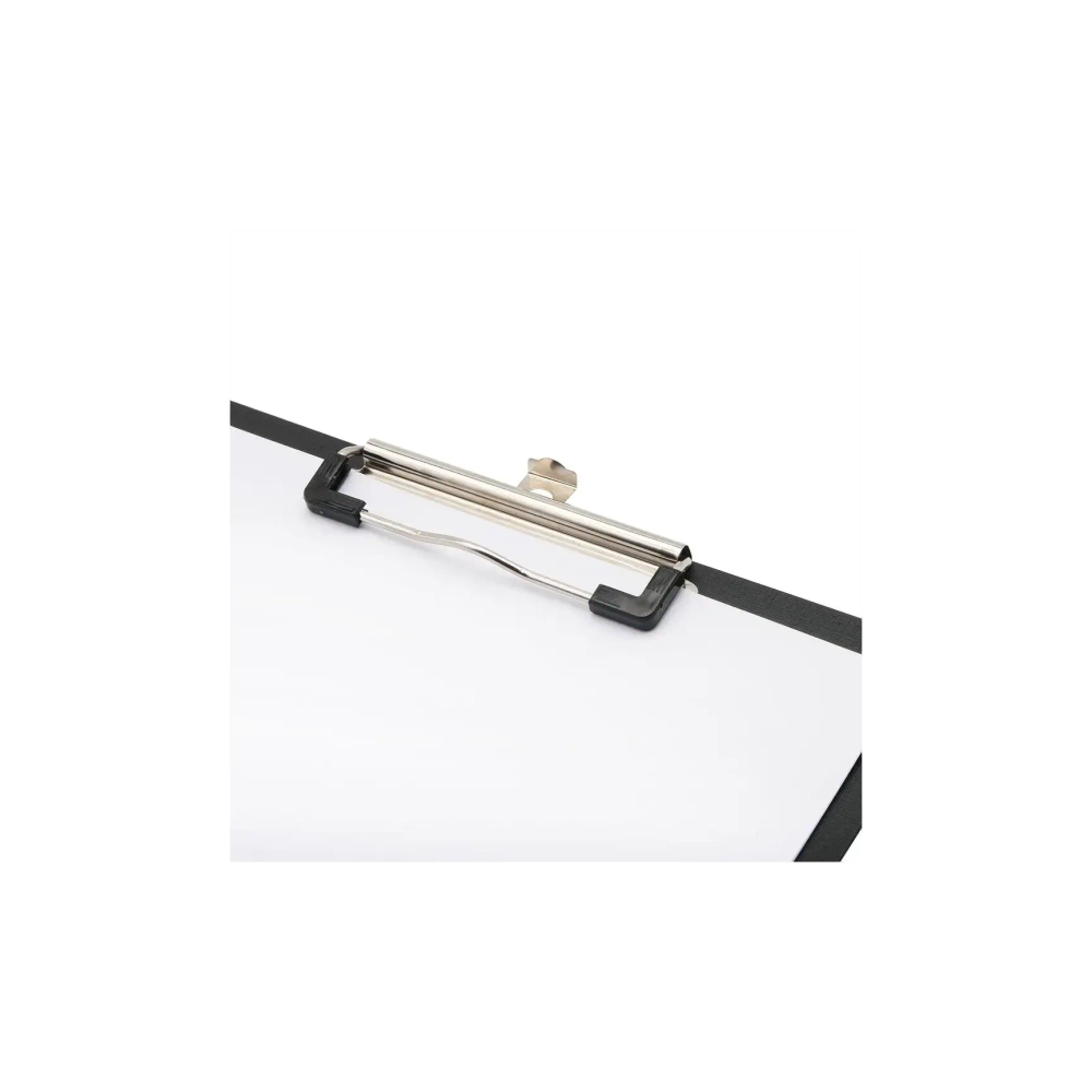 Планшет с крышкой А-4 PVC Lamark, корешок 10мм, черный 627