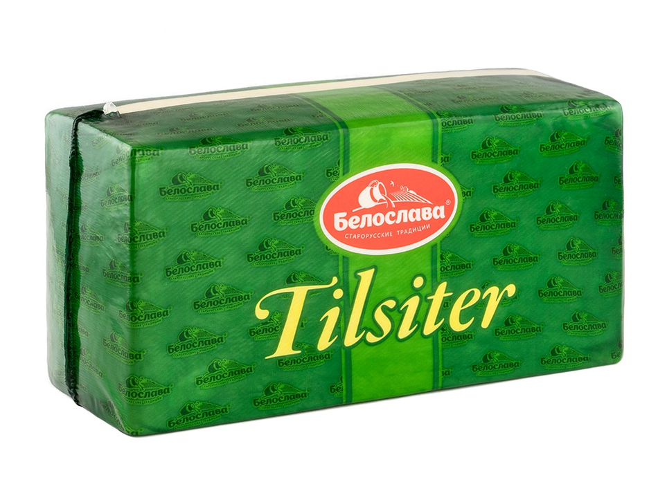 Сыр Тильзитер 50%, ТМ Белослава