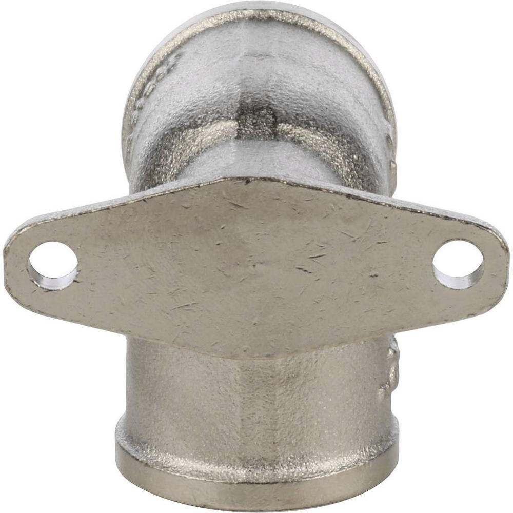 Угольник STOUT никелированный 1/2" ВР/ВР с креплением