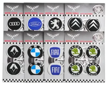 Наклейки на колпак 60мм Subaru 4пр (металл) KOTA