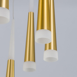 Citilux Вегас CL227142 LED Люстра каскадная Золото