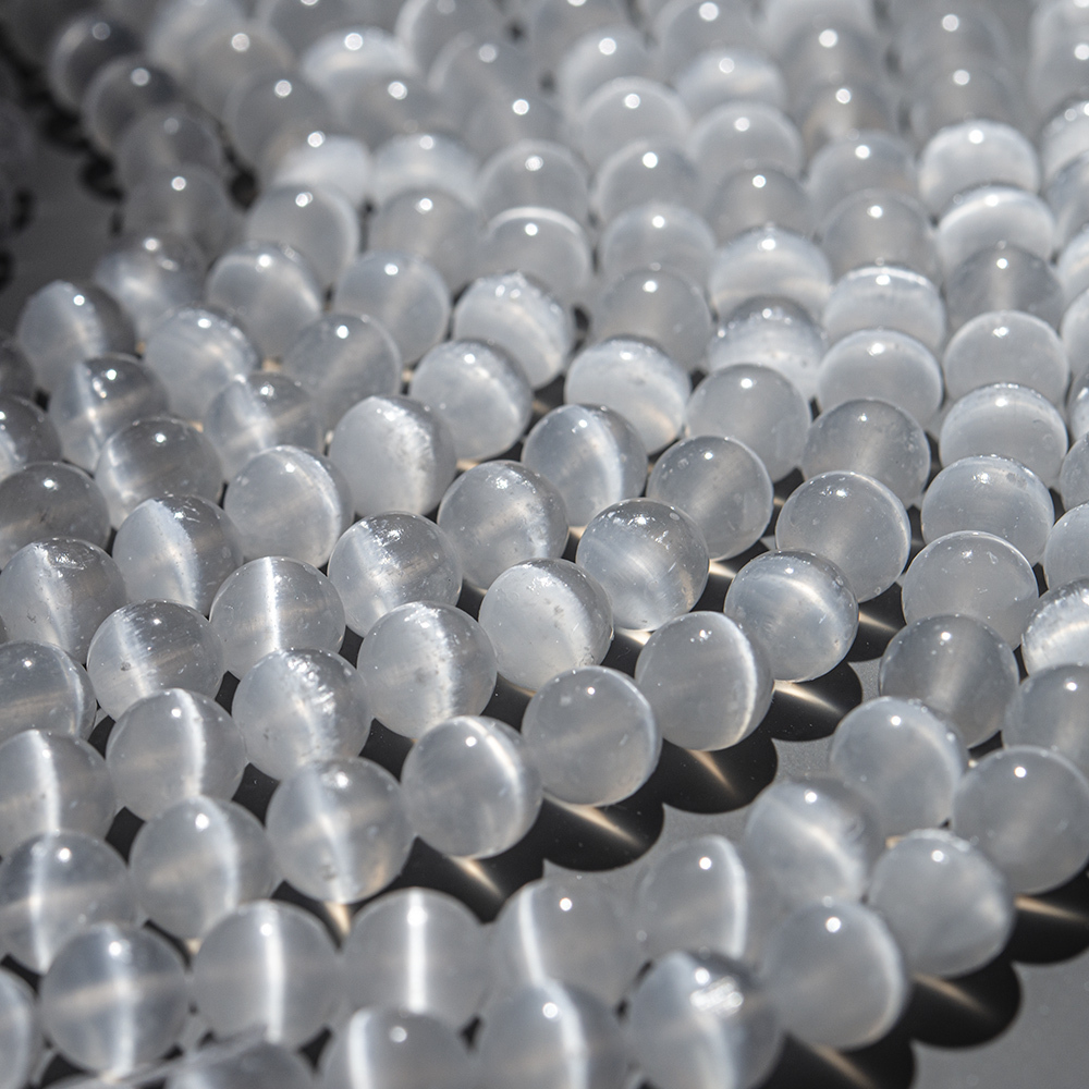 Селенит натуральный, шар, 10,4мм