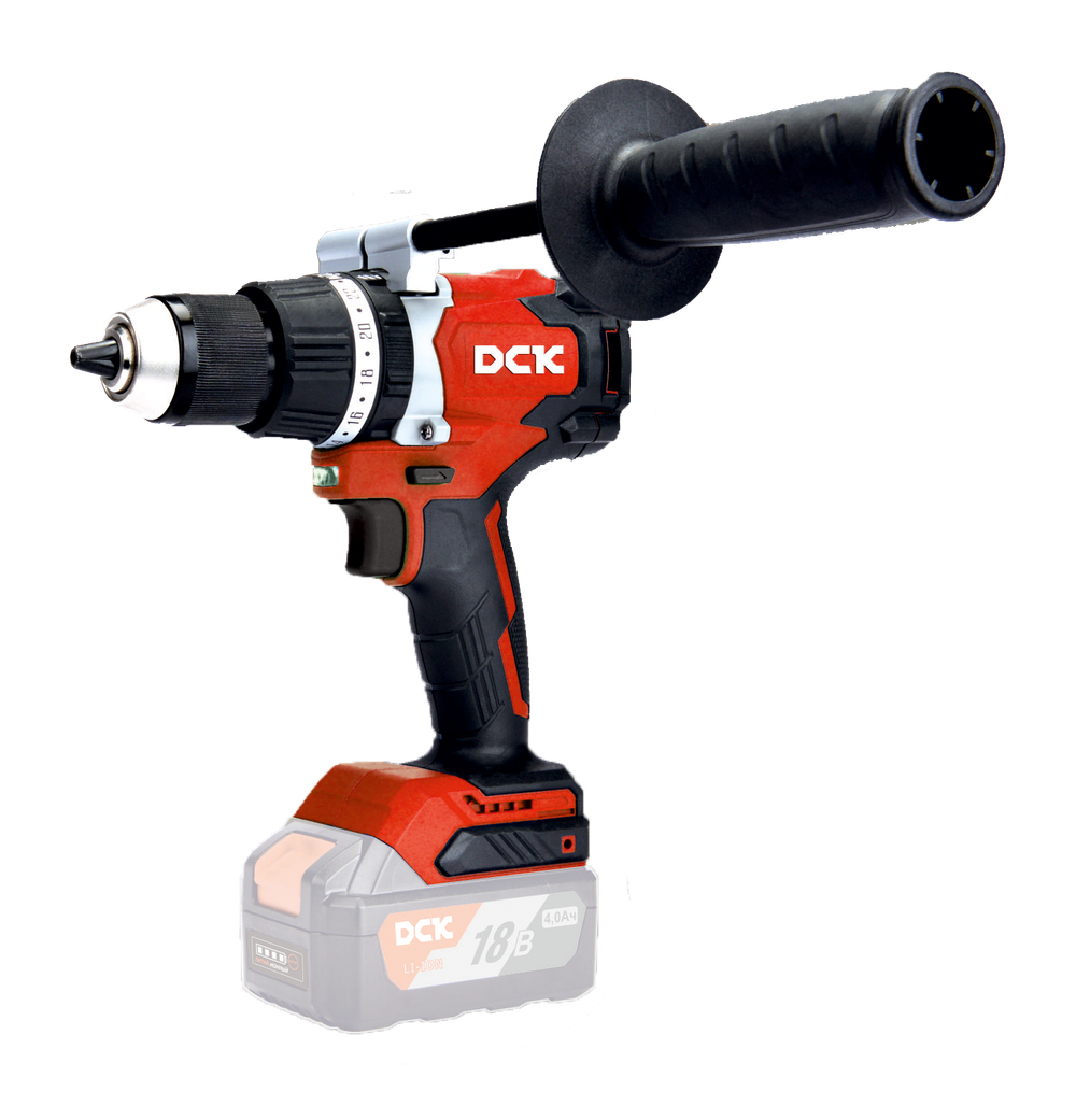 Дрель-шуруповерт аккум бесщеточная ударная DCK KDJZ03-13 (TYPE Z), 18В, 120Нм без АКБ и З/У