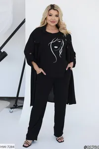 Костюм тройка FI-2783 Фабрика Моды