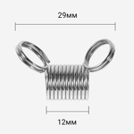 Стоппер для бусин, 12мм, сталь