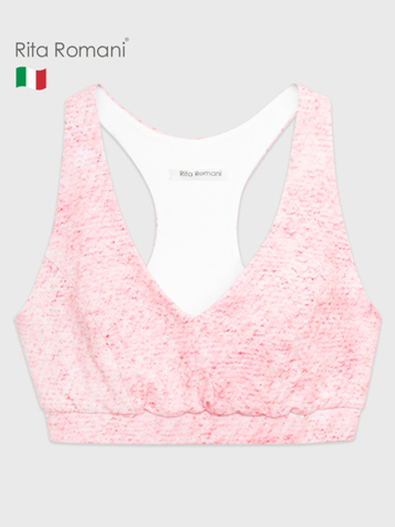 40068 Топ Pink Ripple из мягкого хлопка